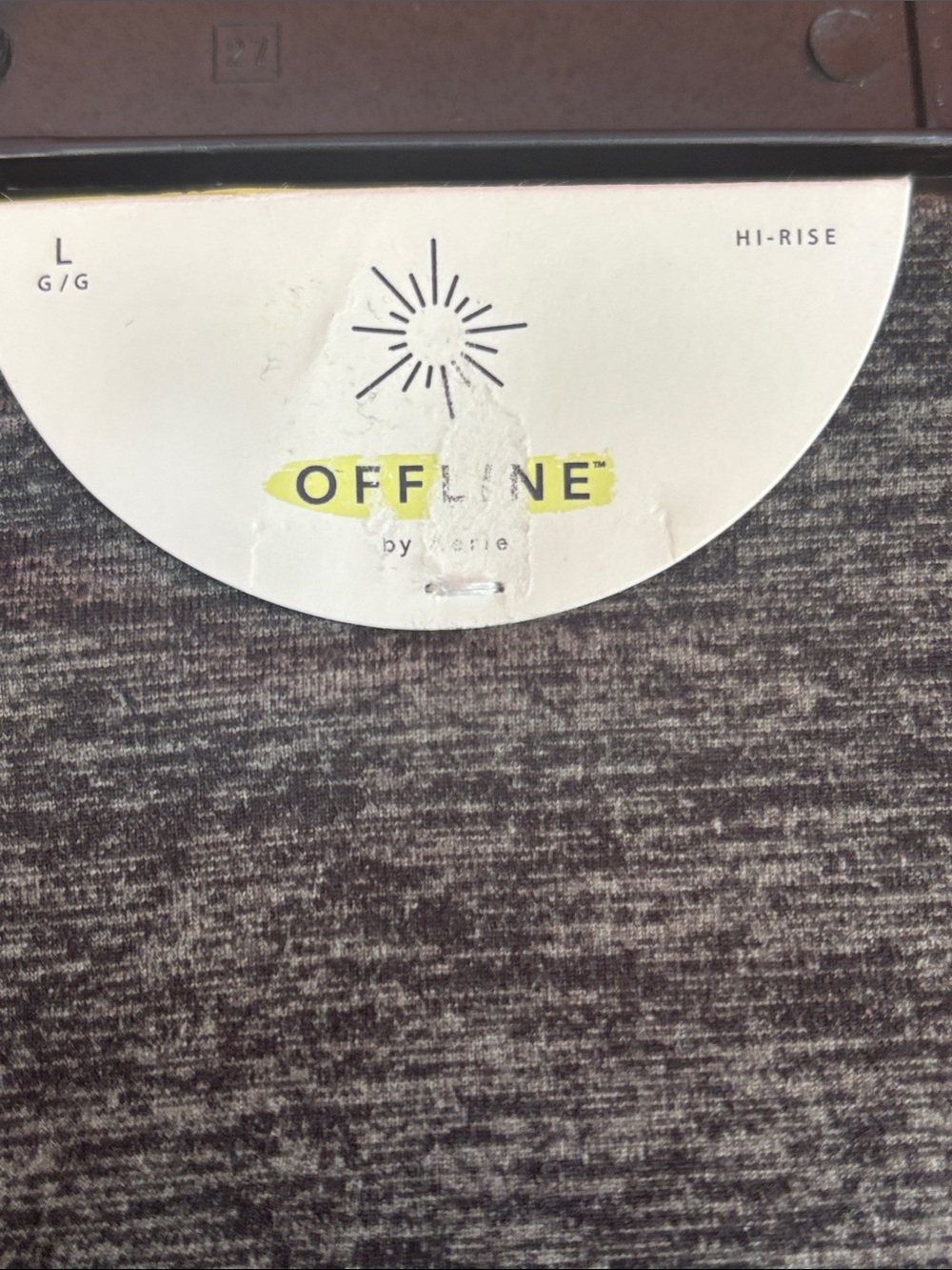 aerie offline NWT The Hugger High Waist Olive Green Leggings L - Picture 7 of 8